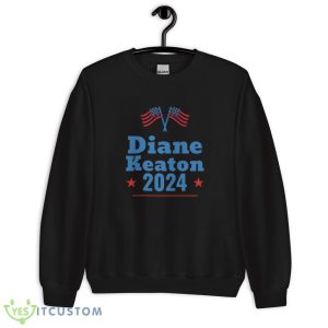 Diane Keaton Design Black Shirt - 18000 Unisex Heavy Blend Crewneck Sweatshirt