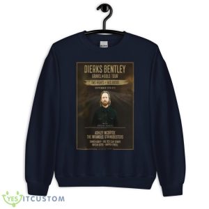 Dierks Bentley Sep 5th 6th, 2023 Red Rocks Amphitheatre Event Poster Shirt - Unisex Crewneck Sweatshirt-1