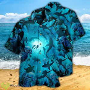 Diving Ocean Marine Biology Into The Sea Hawaiian Shirt For Men And Women - Diving Ocean Marine Biology Into The Sea - Hawaiian Shirt - Owl Ohh_2