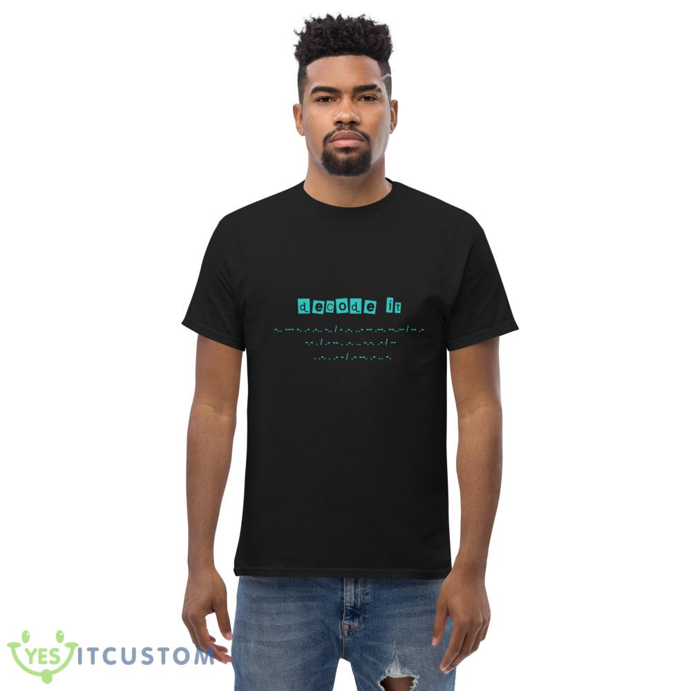 Do You Can Read This Morse Code, Donald Trump in Morse Code Essential Shirt 5 Do You Can Read This Morse Code, Donald Trump in Morse Code Essential Shirt - Men’s Classic Tee Gildan 5000
