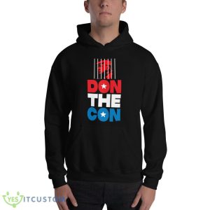 Don The Con Design Black Shirt 6 Don The Con Design Black Shirt - 18500 Unisex Heavy Blend Hooded Sweatshirt