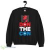 Don The Con Design Black Shirt - 18000 Unisex Heavy Blend Crewneck Sweatshirt