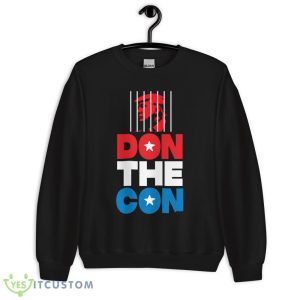 Don The Con Design Black Shirt - 18000 Unisex Heavy Blend Crewneck Sweatshirt