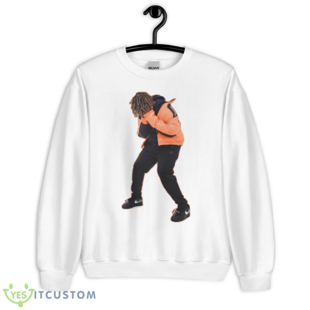 Don Toliver Orange Jacket shirt 2 Don Toliver Orange Jacket shirt - Unisex Heavy Blend Crewneck Sweatshirt