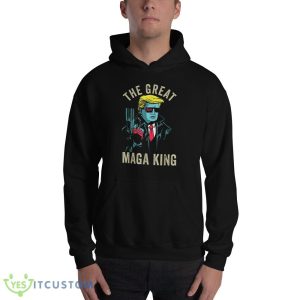 Donald Trump 2024 Ultra Maga The Great Maga King Shirt - 18500 Unisex Heavy Blend Hooded Sweatshirt