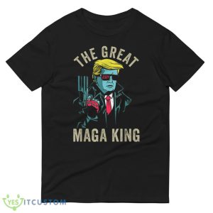Donald Trump 2024 Ultra Maga The Great Maga King Shirt - 980 Lightweight Fashion Short Sleeve T-Shirt