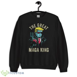 Donald Trump 2024 Ultra Maga The Great Maga King Shirt - 18000 Unisex Heavy Blend Crewneck Sweatshirt