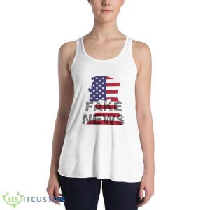 Donald Trump Fake News Classic T Shirt Men And Women For Donal Trump 7 Donald Trump Fake News Classic T Shirt Men And Women For Donal Trump - 8800 Women's Flowy Racerback Tank