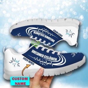 Dresdner Eislöwen Running Shoes Penny Del Sneakers Custom Name - Dresdner Eislöwen _1