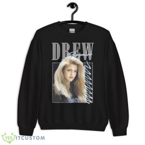 Drew Barrymore Collage Portrait Actress Shirt - Unisex Crewneck Sweatshirt