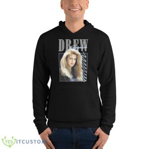 Drew Barrymore Collage Portrait Actress Shirt - Unisex Fleece Pullover Hoodie