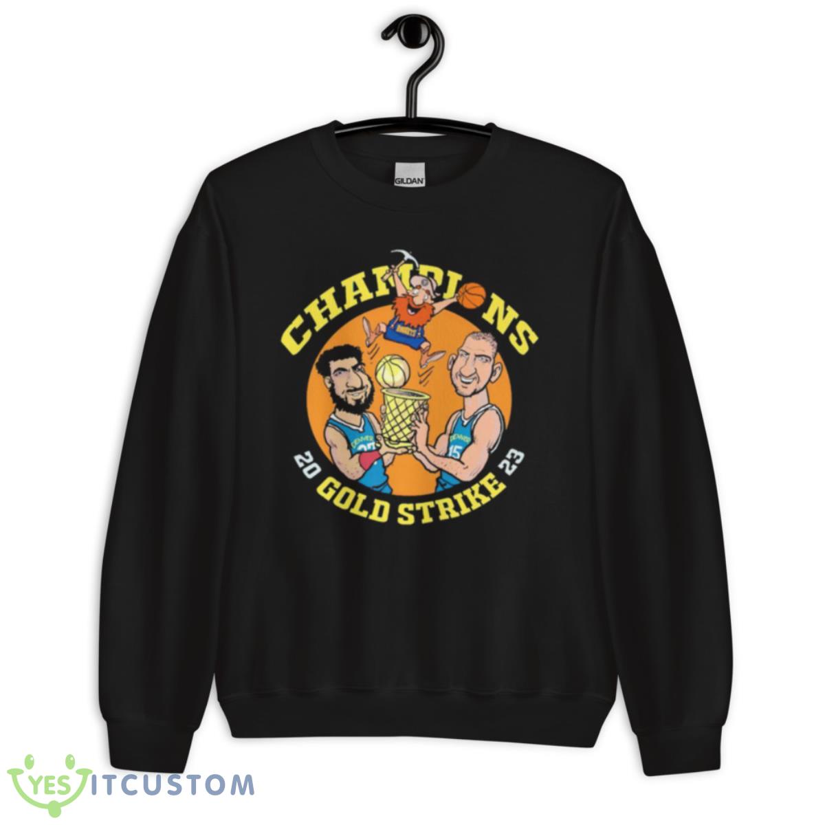 Drew Litton Denver Nuggets Tribute Shirt 3 Drew Litton Denver Nuggets Tribute Shirt - Unisex Crewneck Sweatshirt