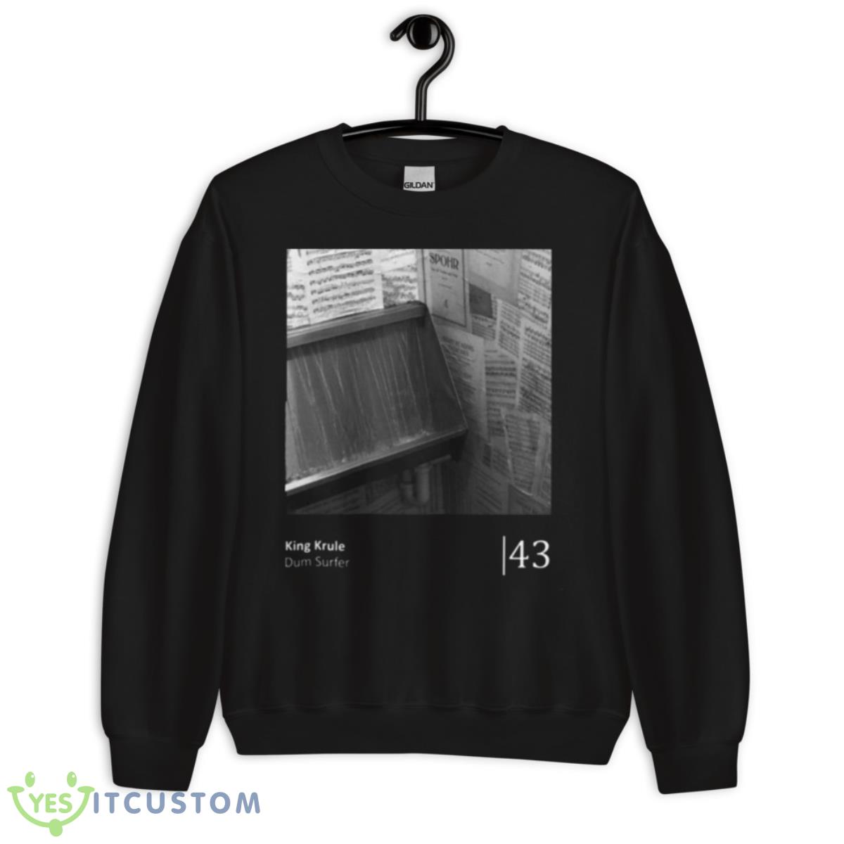 Dum Surfer Minimalist Visualization King Krule Shirt 3 Dum Surfer Minimalist Visualization King Krule Shirt - Unisex Crewneck Sweatshirt
