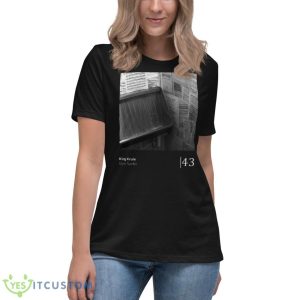 Dum Surfer Minimalist Visualization King Krule Shirt 11 Dum Surfer Minimalist Visualization King Krule Shirt - Women's Relaxed Short Sleeve Jersey Tee