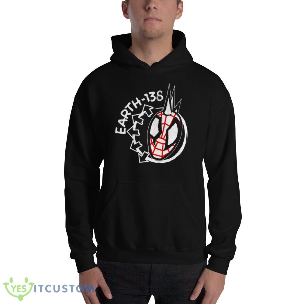 Earth 138 2023 Black T Shirt Mockup 2 Earth 138 2023 Black T Shirt Mockup - 18500 Unisex Heavy Blend Hooded Sweatshirt
