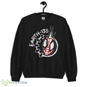 Earth 138 2023 Black T Shirt Mockup - 18000 Unisex Heavy Blend Crewneck Sweatshirt