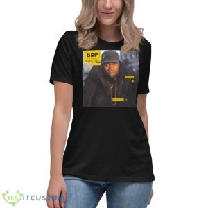 Edutainment Cover Krs One Shirt - Women's Relaxed Short Sleeve Jersey Tee
