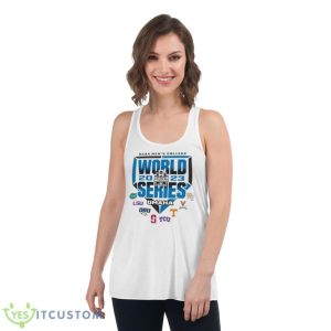Eight Teams NCAA Men’s Baseball College World Series 2023 Shirt - Women's Flowy Racerback Tank