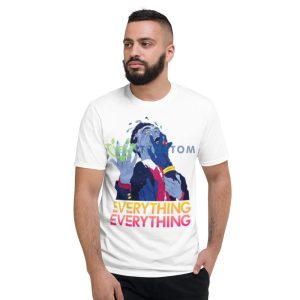 Everything Everything Band Foals White T Shirt Mockup - 980 Lightweight Fashion Short Sleeve T-Shirt