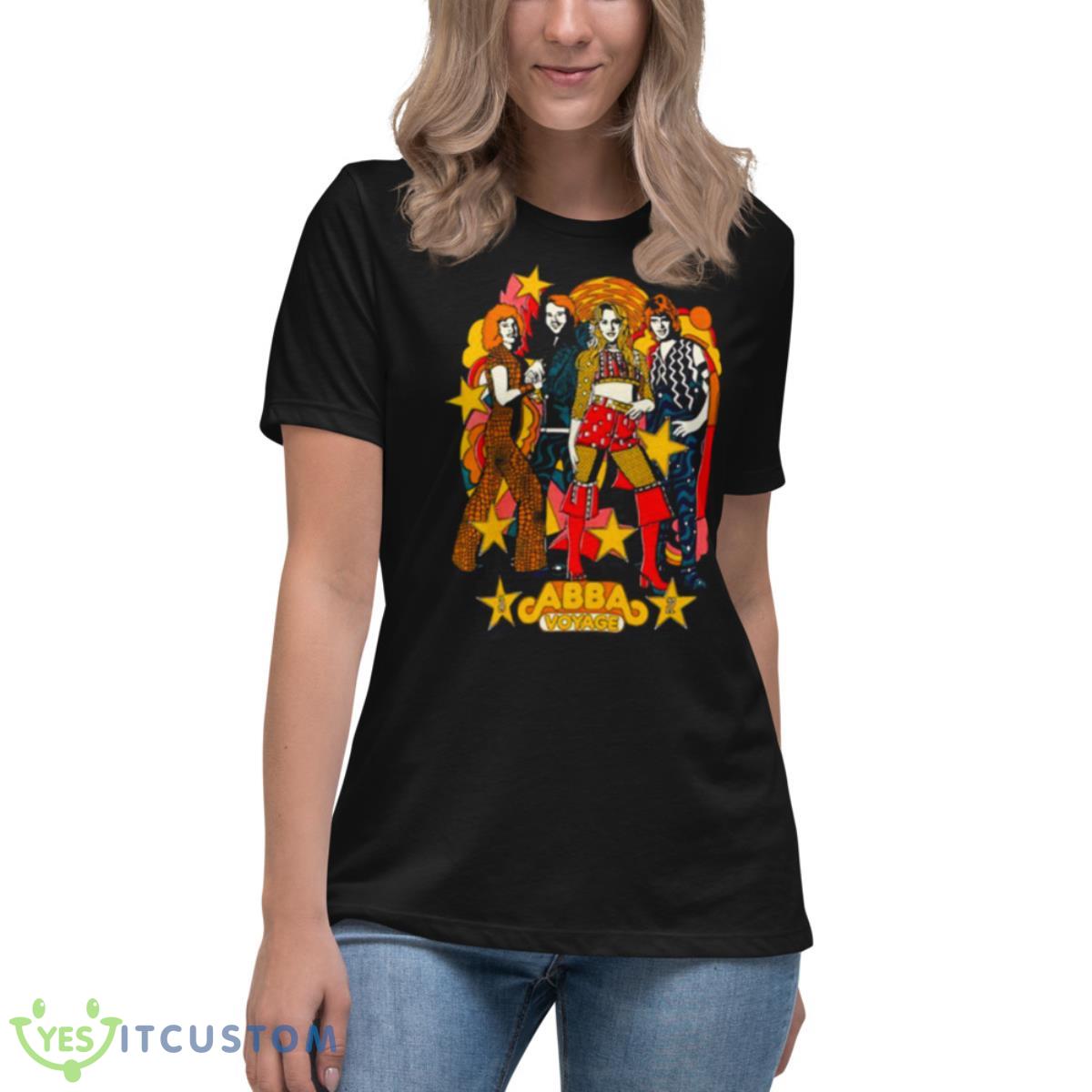 Fanart The Donnas Shirt 6 Fanart The Donnas Shirt - Women's Relaxed Short Sleeve Jersey Tee
