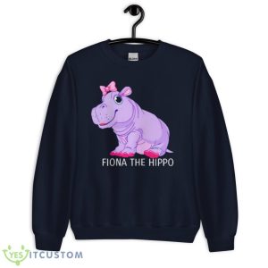 Fiona The Hippo Shirt 7 Fiona The Hippo Shirt - Unisex Crewneck Sweatshirt-1