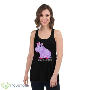 Fiona The Hippo Shirt 10 Fiona The Hippo Shirt - Women's Flowy Racerback Tank