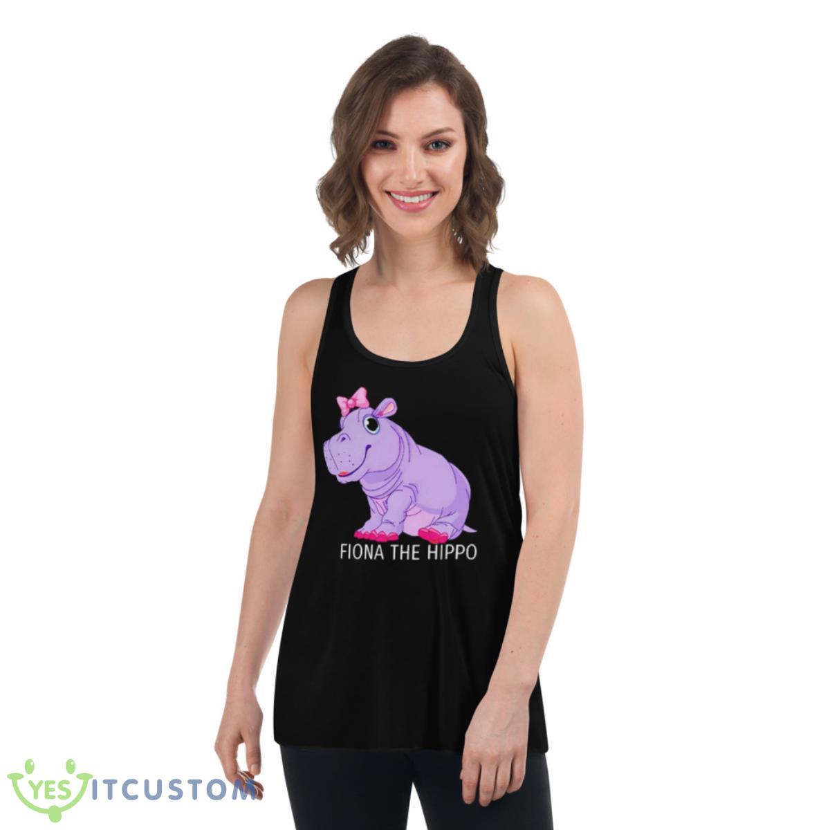 Fiona The Hippo Shirt 5 Fiona The Hippo Shirt - Women's Flowy Racerback Tank