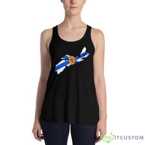 Flag Art Nova Scotia Strong Shirt - 8800 Women's Flowy Racerback Tank