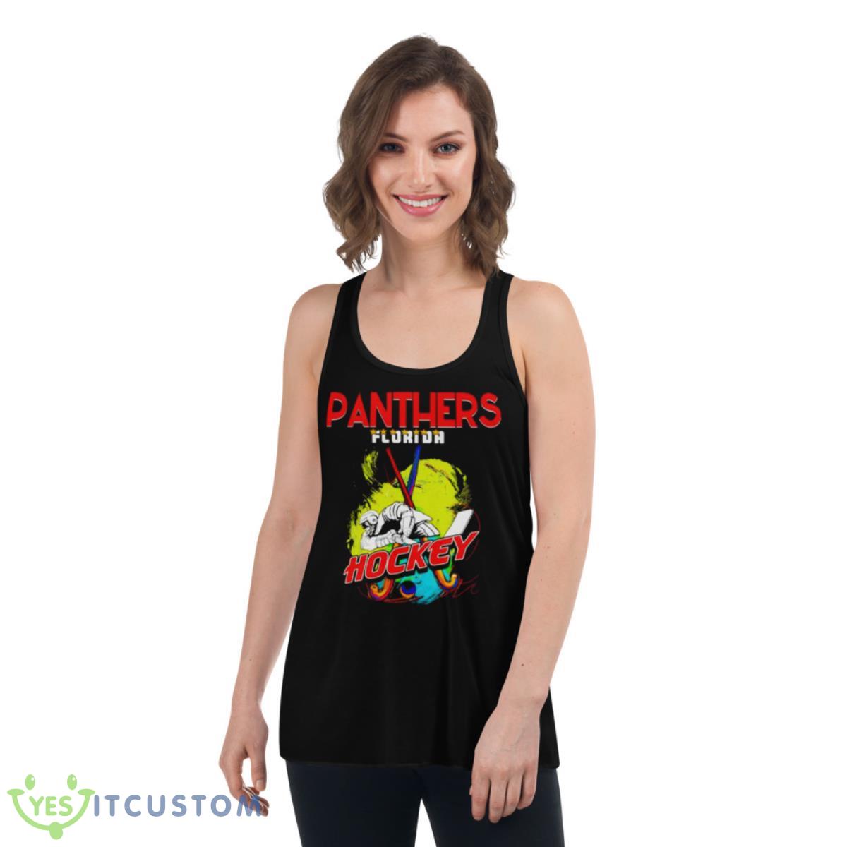 Florida Panthers Hockey Shirt 5 Florida Panthers Hockey Shirt - Women's Flowy Racerback Tank