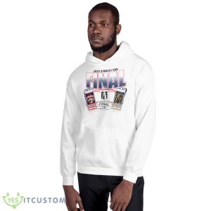 Florida Panthers vs. Vegas Golden Knights 2023 Stanley Cup Final Matchup Big Ticket shirt - 18500 Unisex Heavy Blend Hooded Sweatshirt