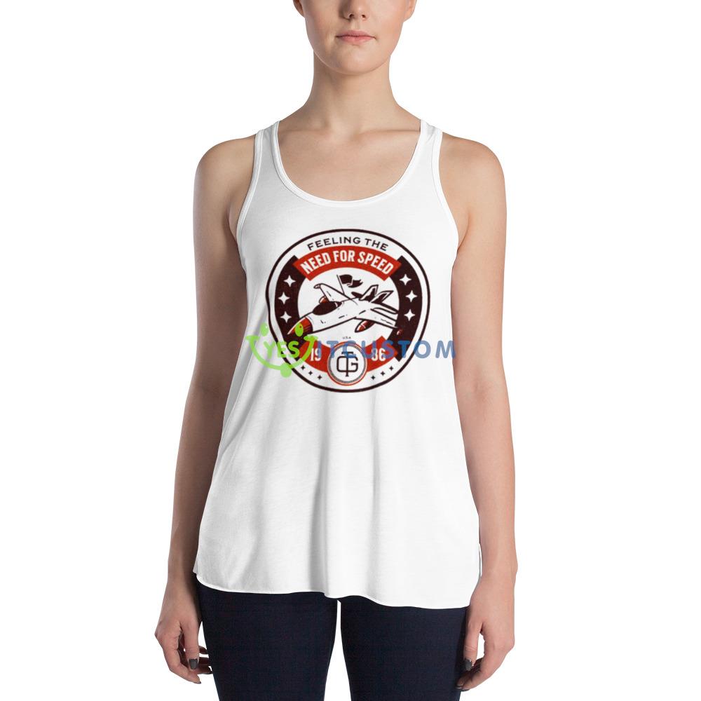 Flying Into The Danger Zone Because You Need Speed shirt 3 Flying Into The Danger Zone Because You Need Speed shirt - 8800 Women's Flowy Racerback Tank