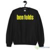 Folds Ben Logo Cover Yellow Shirt - 18000 Unisex Heavy Blend Crewneck Sweatshirt