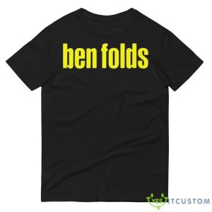Folds Ben Logo Cover Yellow Shirt - 980 Lightweight Fashion Short Sleeve T-Shirt