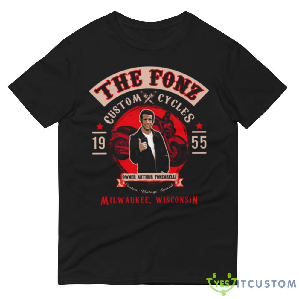 Fonzy Custom Cycle Shop shirt 11 Fonzy Custom Cycle Shop shirt - 980 Lightweight Fashion Short Sleeve T-Shirt
