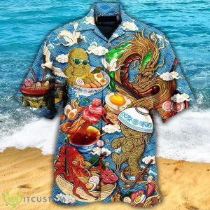 Food Ramen Fixes Everything Cool Hawaiian Shirt For Men And Women - Food Ramen Fixes Everything Cool - Hawaiian Shirt - Owl Ohh_1
