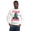 Free Jamo White T Shirt Mockup - 18000 Unisex Heavy Blend Crewneck Sweatshirt