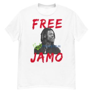 Free Jamo White T Shirt Mockup - Men’s Classic Tee Gildan 5000