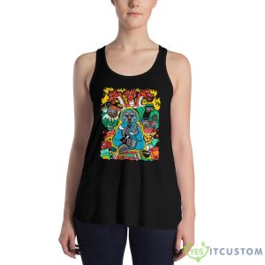 Friends Colored Mf Doom Rapper shirt - 8800 Women's Flowy Racerback Tank