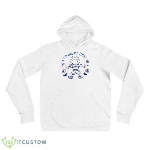 Frog trying my best shirt - 3719 Unisex Fleece Pullover Hoodie