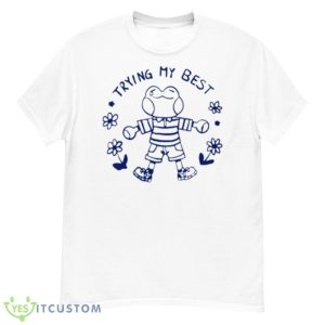 Frog trying my best shirt - Men’s Classic Tee Gildan 5000