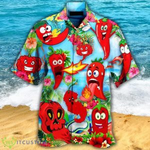 Fruit Chili Funny Chili Peppers Hawaiian Shirt For Men And Women - Fruit Chili Funny Chili Peppers - Hawaiian Shirt - Owl Ohh_1