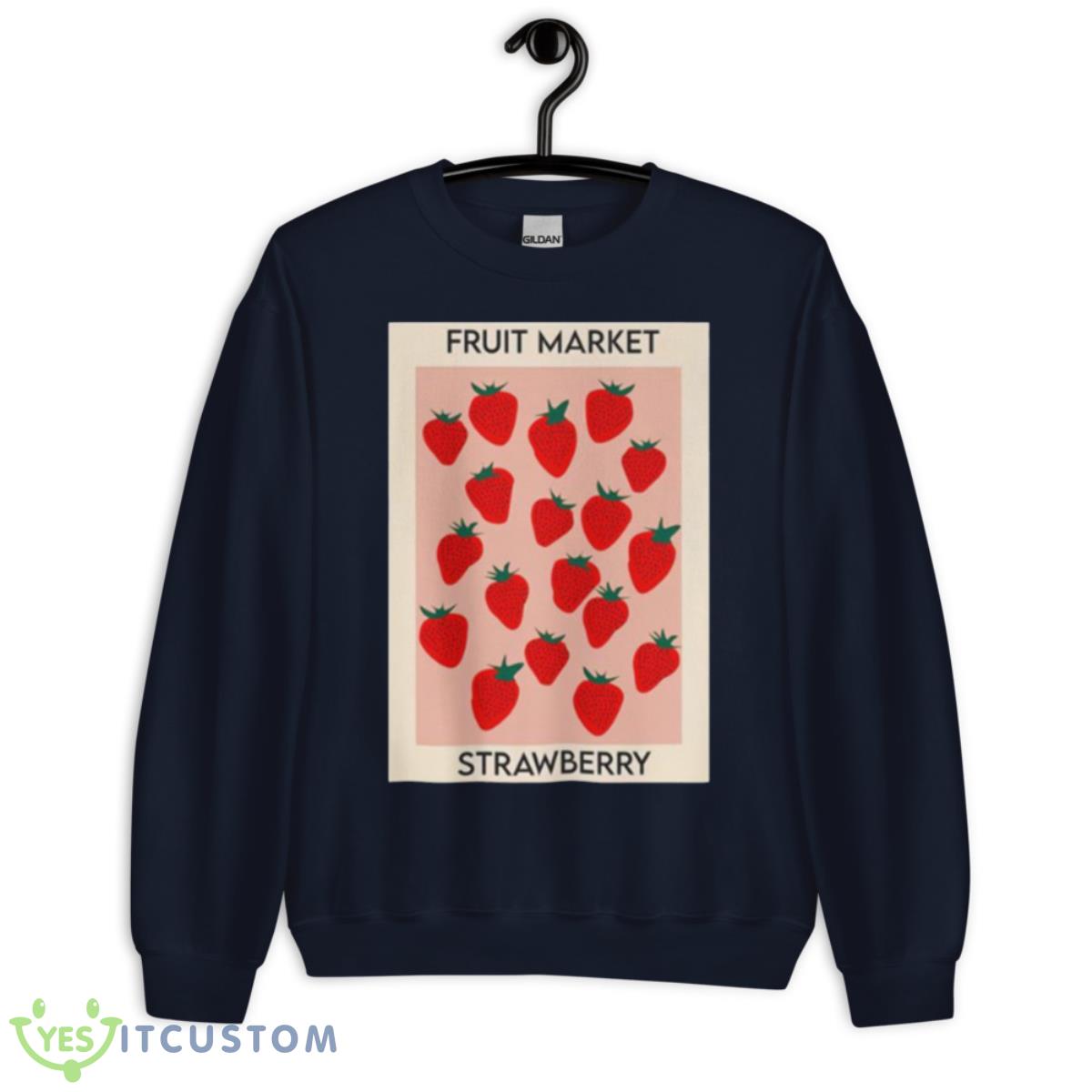Fruit Market Strawberry Shirt 2 Fruit Market Strawberry Shirt - Unisex Crewneck Sweatshirt-1