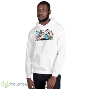 Funny Cartoon Scissor Seven Anime shirt - 18500 Unisex Heavy Blend Hooded Sweatshirt