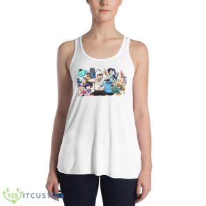 Funny Cartoon Scissor Seven Anime shirt - 8800 Women's Flowy Racerback Tank