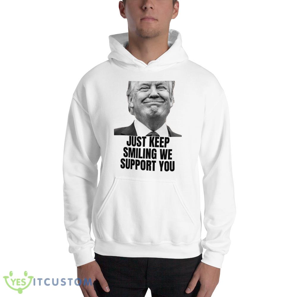 Funny Trump Mugshot Not Guilty Classic T Shirt 2 Funny Trump Mugshot Not Guilty Classic T Shirt - 18500 Unisex Heavy Blend Hooded Sweatshirt