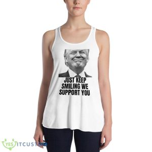 Funny Trump Mugshot Not Guilty Classic T Shirt 7 Funny Trump Mugshot Not Guilty Classic T Shirt - 8800 Women's Flowy Racerback Tank