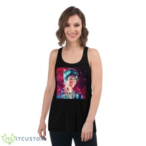 Galaxy Ben Colored Art Ben Folds Shirt 10 Galaxy Ben Colored Art Ben Folds Shirt - Women's Flowy Racerback Tank