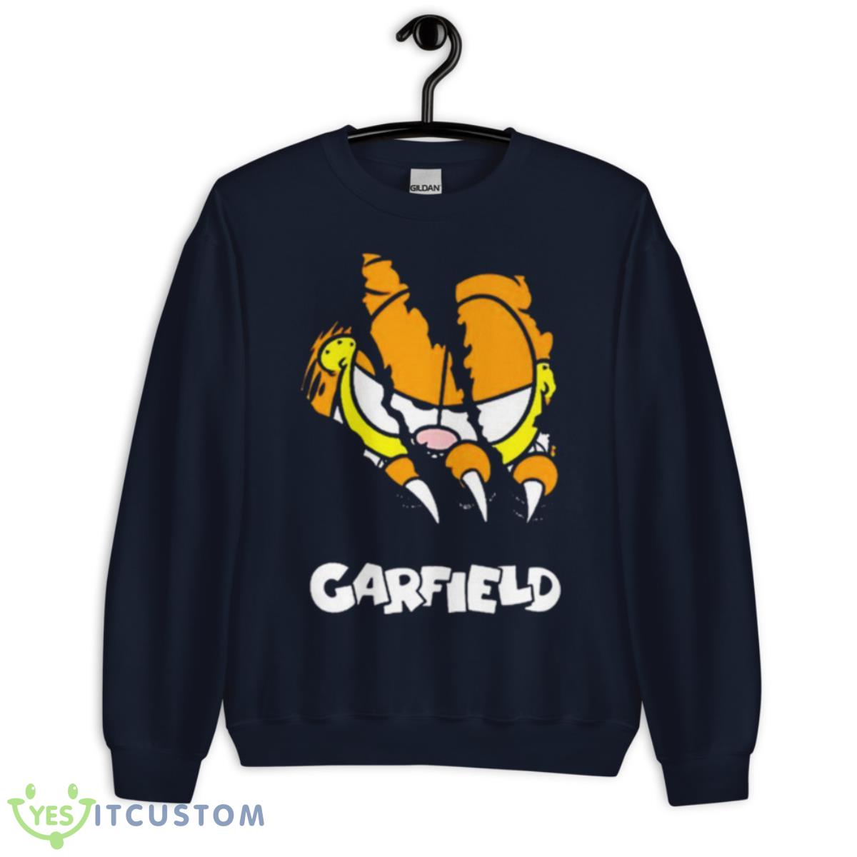 Garfield Scary 2023 Shirt 2 Garfield Scary 2023 Shirt - Unisex Crewneck Sweatshirt-1