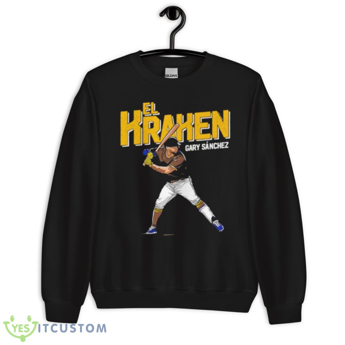 Gary Sanchez El Kraken MLBPA shirt 13 Gary Sanchez El Kraken MLBPA shirt - Unisex Crewneck Sweatshirt