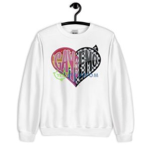 Gay And Emo Pride 2023 Graphics Shirt - 18000 Unisex Heavy Blend Crewneck Sweatshirt